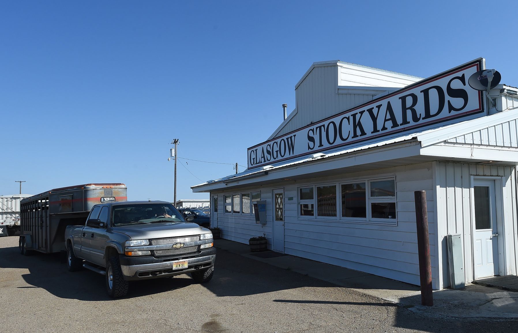 Drought stockyard exterior